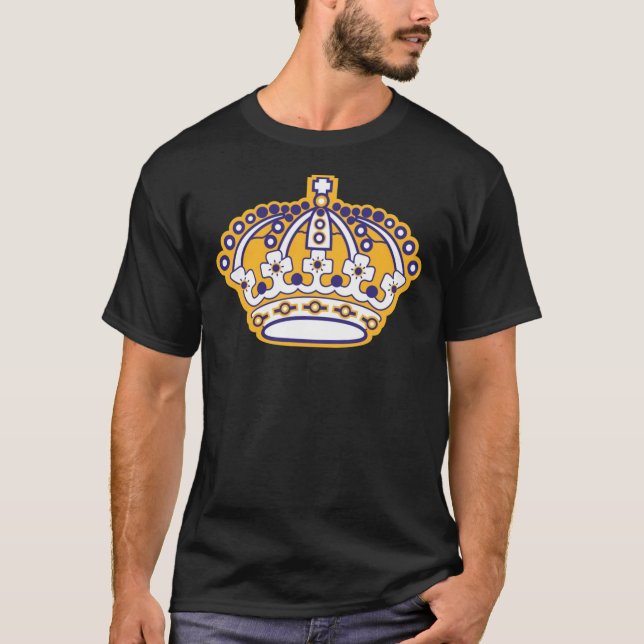 Camiseta La Kings Retro Crown Logo Classic T-Shirt (Anverso)