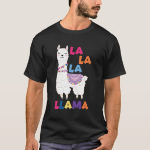 Camiseta La La La Llama - Canto gracioso Llama