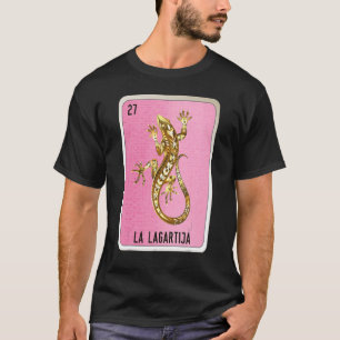 Camiseta La Lagartija Mexicana Lottery Bingo Cards