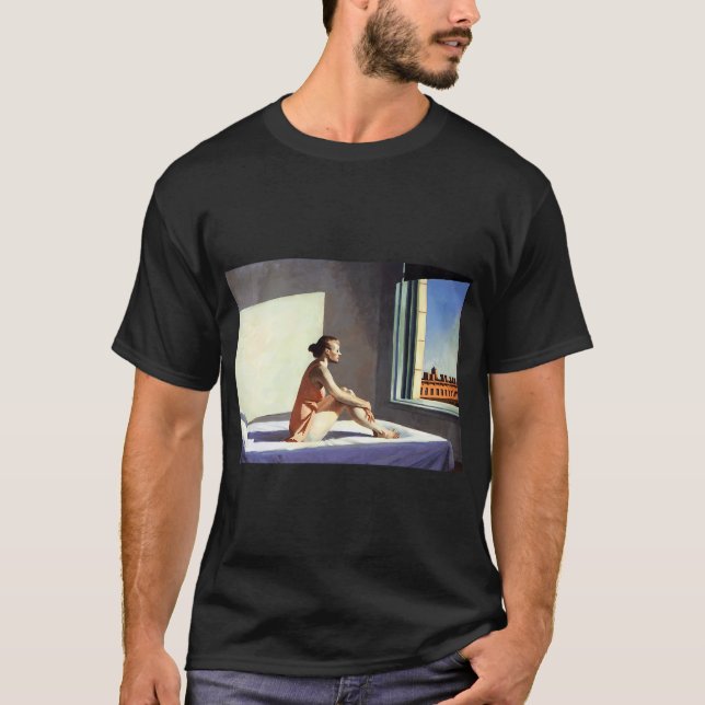 Camiseta la larga pierna Edward Hopper (Anverso)