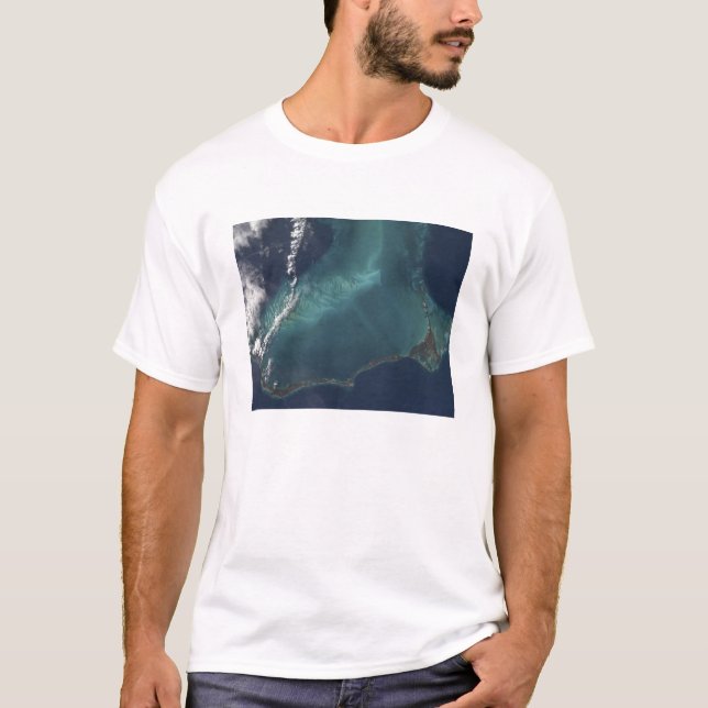 Camiseta La larga y estrecha isla Eleuthra de las Bahamas (Anverso)