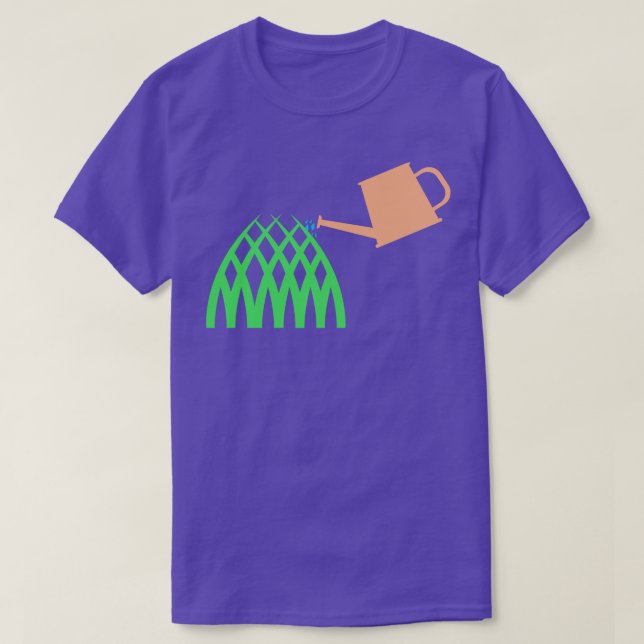 Camiseta La lata de agua de jardinería (Diseño del anverso)