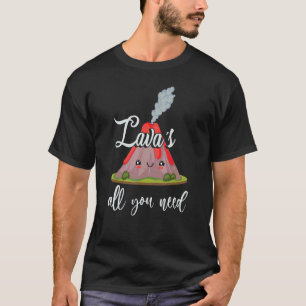 Camiseta La lava es todo lo que necesitas geólogo roca y ca
