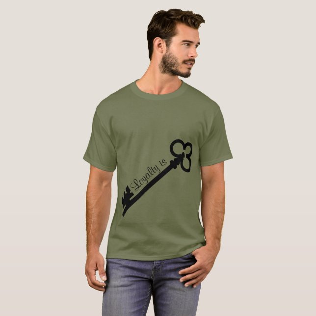 Camiseta La lealtad es llave (Anverso completo)