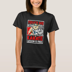 Camiseta La lección de karate es ropa de cama gratis