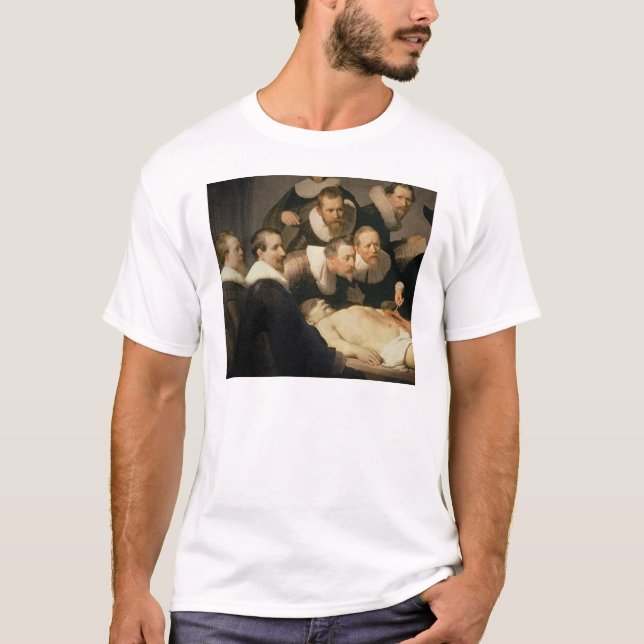 Camiseta La lección de la anatomía del Dr. Nicolaes Tulp, (Anverso)