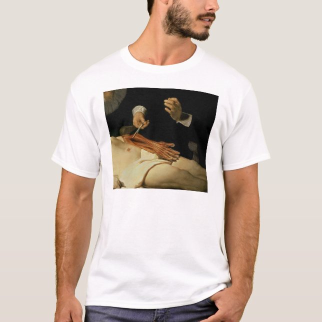 Camiseta La lección de la anatomía del Dr. Nicolaes Tulp, (Anverso)