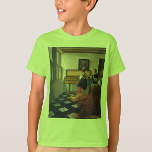 Camiseta La lección de música de Johannes Vermeer (circa166