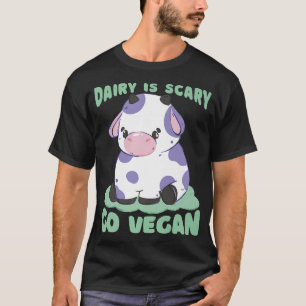 Camiseta La Leche Da Miedo Go Vegan Poultry Animal Vegan Ve