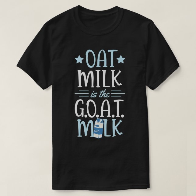 Camiseta La Leche De Ota Es La Leche De Cabra Cuta Vegan A  (Diseño del anverso)