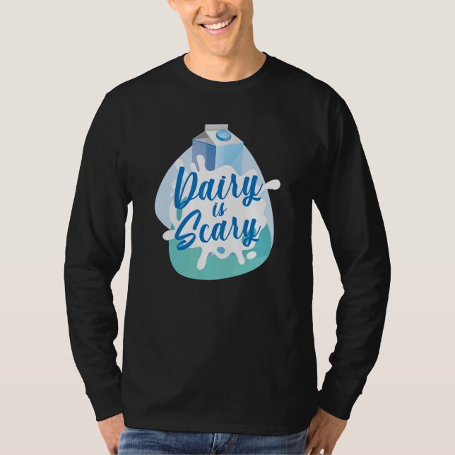 Camiseta La Leche Es Scary Vegan (Anverso)