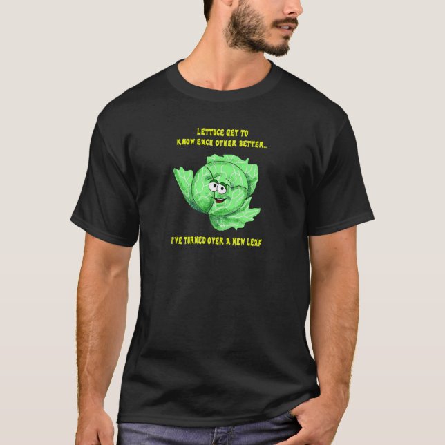 Camiseta La lechuga escoge se alinea (Anverso)