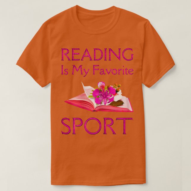 Camiseta La Lectura De Mujeres Es Mi Deporte Favorito, Lect (Diseño del anverso)