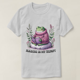 Camiseta La lectura de rangos es mi terapia