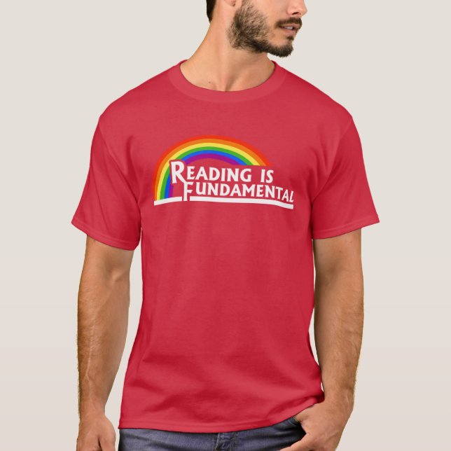 Camiseta La lectura es fundamental (Anverso)