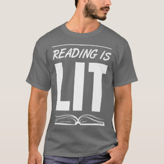 Camiseta La lectura es literatura - Profesor de lectura ama