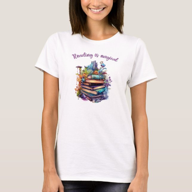 Camiseta La lectura es mágica (Anverso)