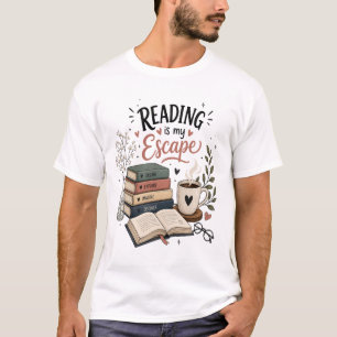 Camiseta La lectura es mi escape - Estética de amante de li