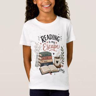 Camiseta La lectura es mi escape - Estética de amante de li