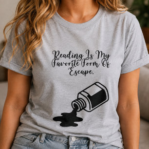 Camiseta La lectura es mi forma favorita de escape Librovor