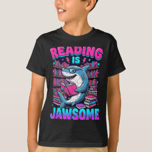 Camiseta La lectura es un amante del libro de tiburones jaw