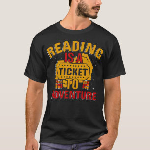 Camiseta La lectura es un boleto a la aventura (2)
