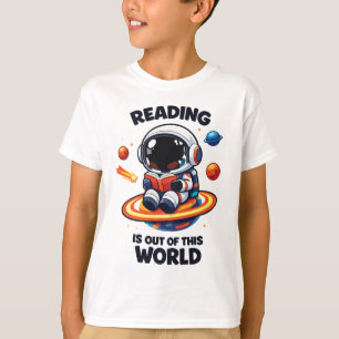 Camiseta La lectura está fuera de este mundo