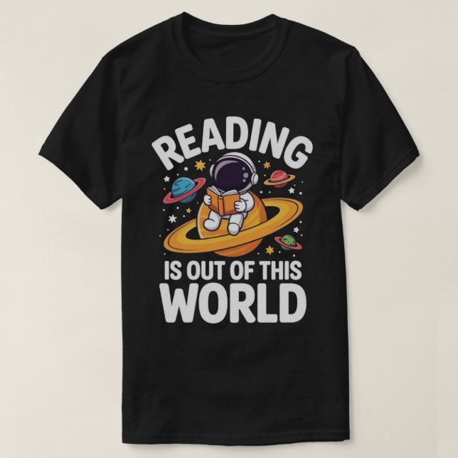 Camiseta La lectura está fuera de este mundo Amante de los  (Diseño del anverso)