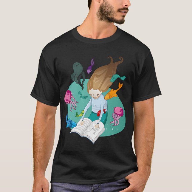 Camiseta La lectura te transporta. (Anverso)