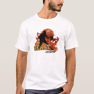 Camiseta La legendaria bestia de fuego de baloncesto