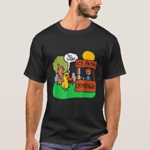 Camiseta La Lemonada Fresca De Hielo Tiene Algún Pato De Uv
