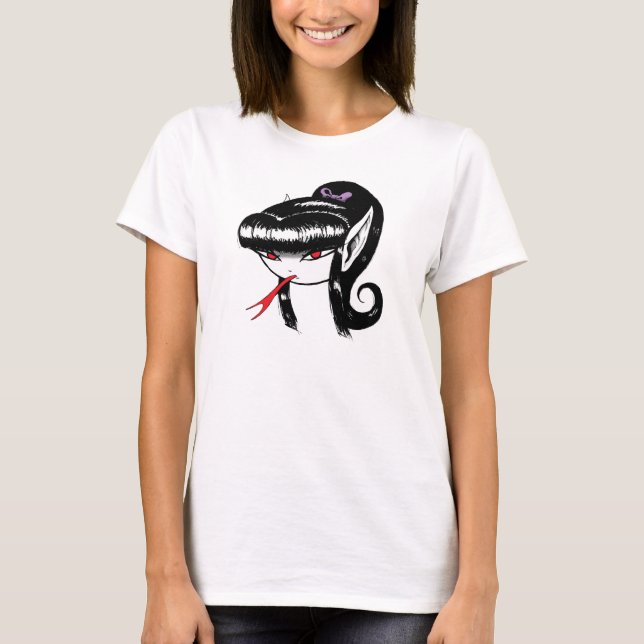 Camiseta La lengua bifurcada de Reiko (Anverso)