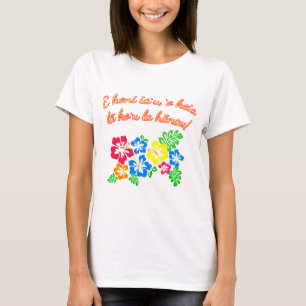Camiseta La lengua de HAWAII me besa que es mi cumpleaños