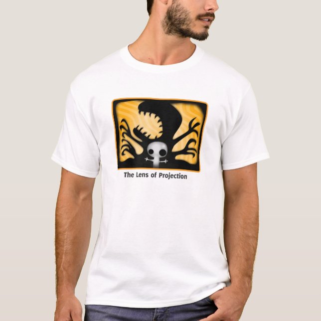 Camiseta La lente de la proyección (Anverso)