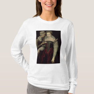 Camiseta La letra de amor, señora con su criada
