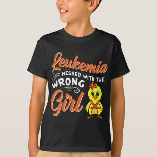 Camiseta La Leucemia Con Los Malos Awarenes De Los Chicas