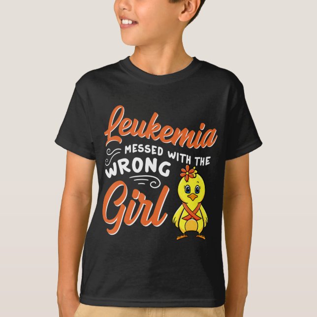 Camiseta La Leucemia Con Los Malos Awarenes De Los Chicas (Anverso)