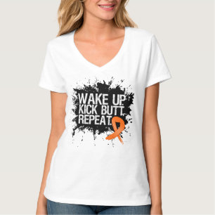 Camiseta La leucemia despierta la repetición del extremo