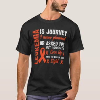 Camiseta La leucemia es un viaje que nunca planeé Concienci
