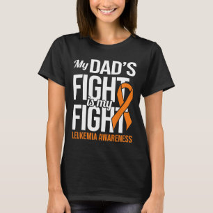 Camiseta La leucemia por la leucemia en la lucha de papá C