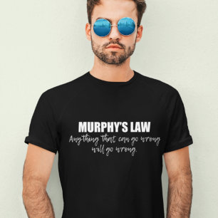 Camiseta La ley de Murphy