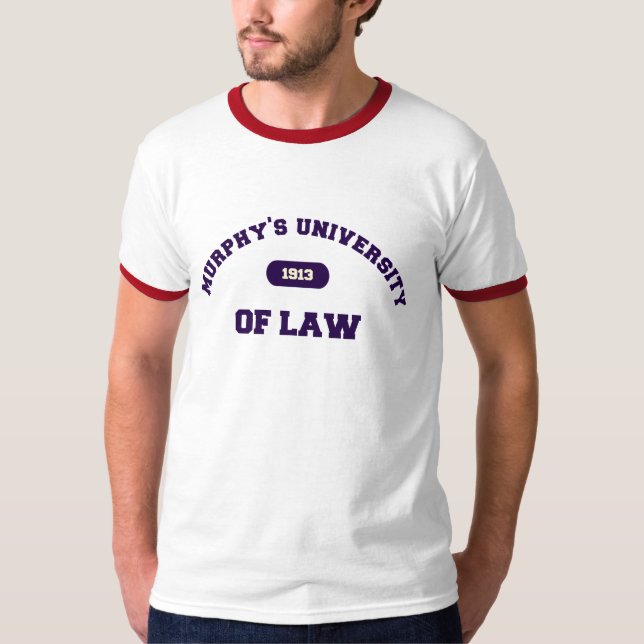 Camiseta La ley de Murphy (Anverso)