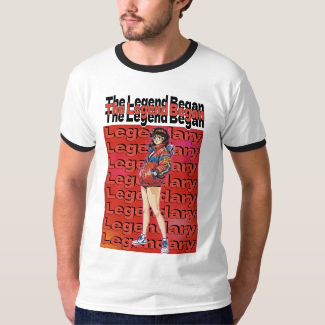 Camiseta La leyenda comenzó  (Anverso)