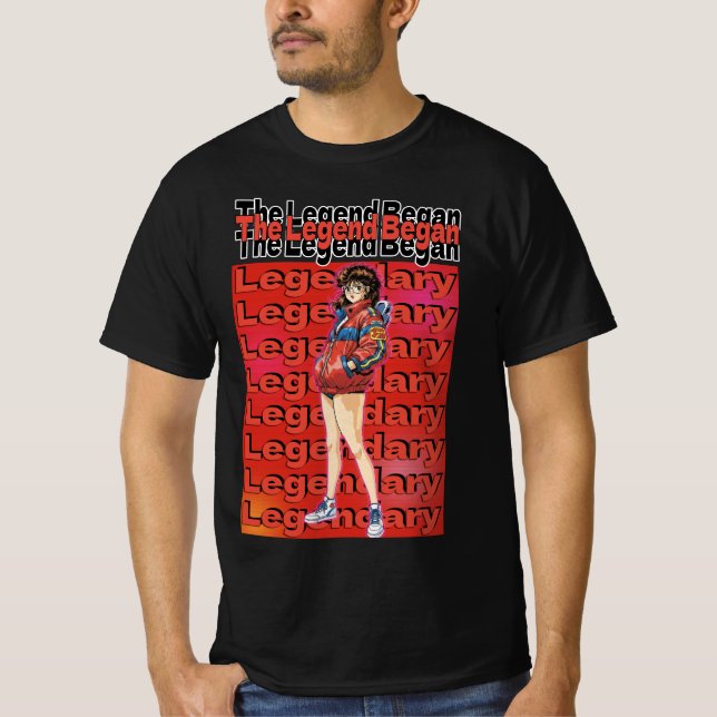 Camiseta La leyenda comenzó  (Anverso)