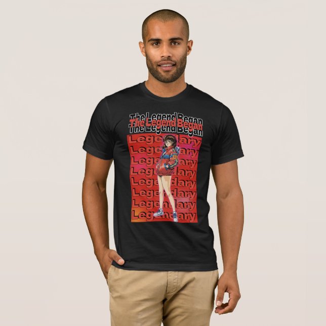 Camiseta La leyenda comenzó  (Anverso completo)