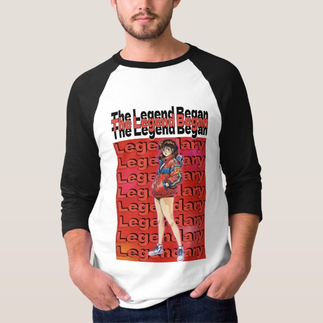 Camiseta La leyenda comenzó  (Anverso)