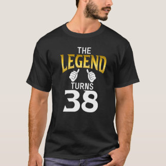 Camiseta La leyenda cumple 38 años