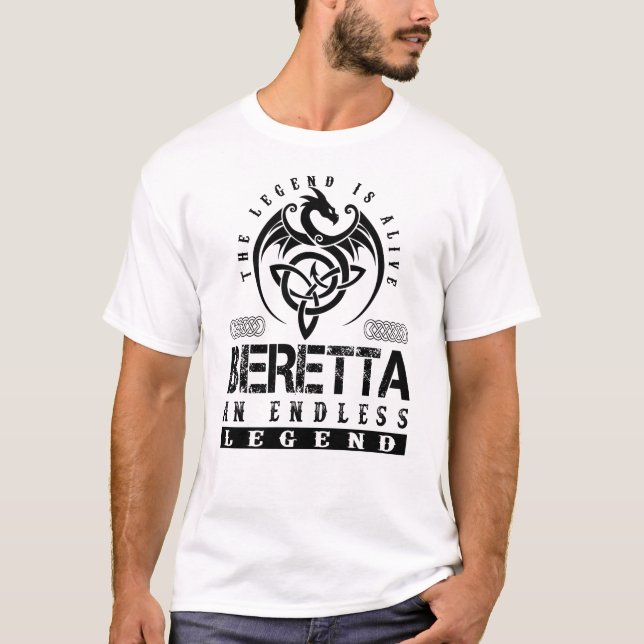 Camiseta La leyenda de BERETTA está viva (Anverso)