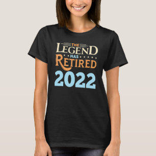 Camiseta La leyenda de la jubilación se ha retirado desde 2