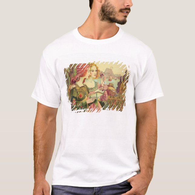 Camiseta La leyenda de oro, 1897, de "L'Estampe Moderne", (Anverso)